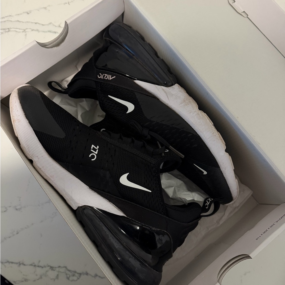 Nike Black & White Air Max 270
